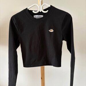 Fiorucci long sleeve crop top